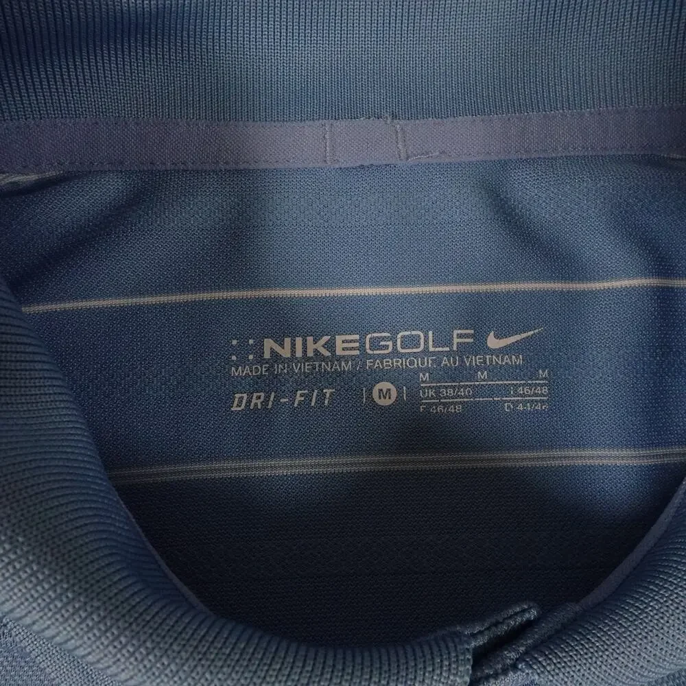 Arnold Palmer Bay Hill Nike Performance Striped Golf Polo Shirt Men's Medium